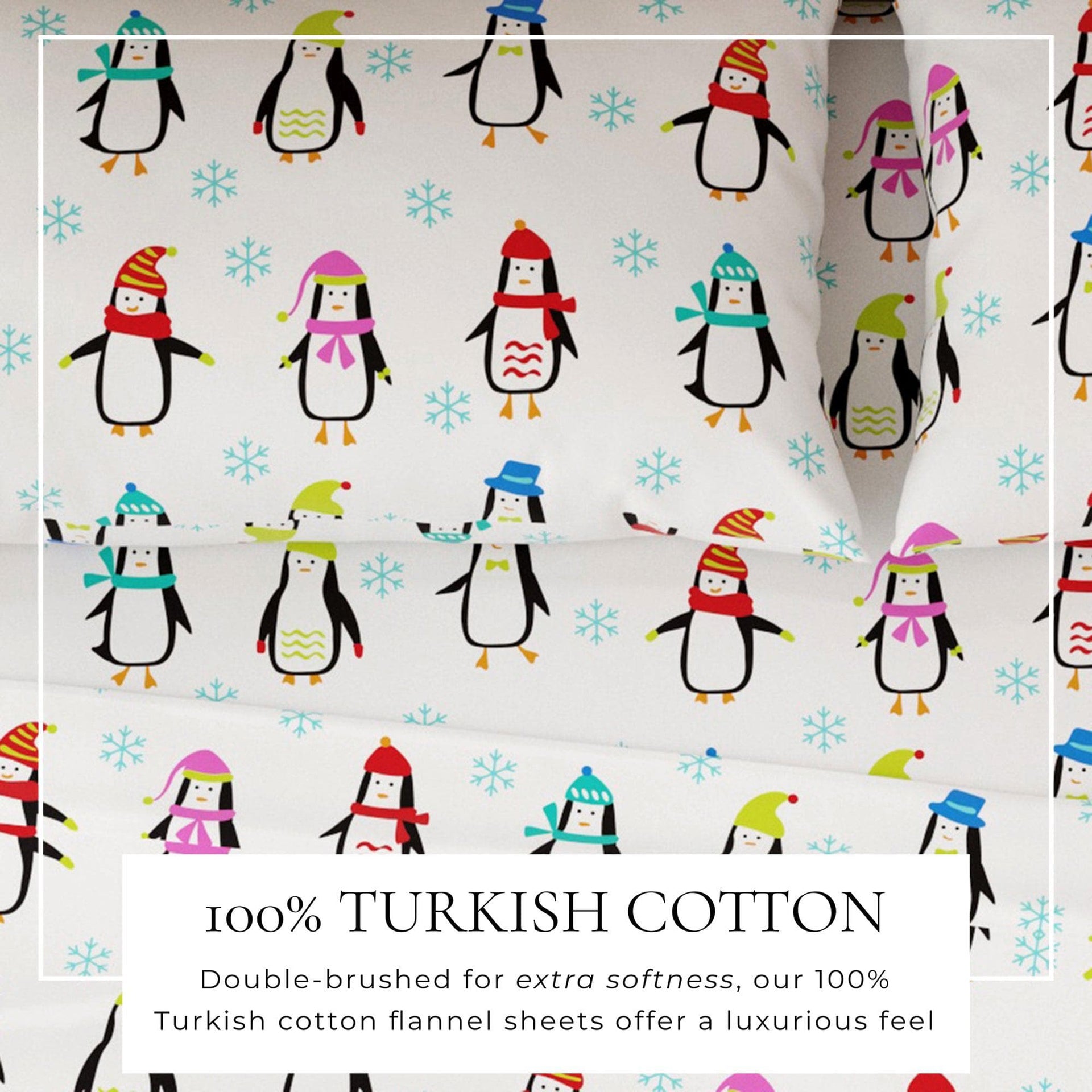 4-Piece Turkish Cotton Flannel Sheet - Stratton Collection
