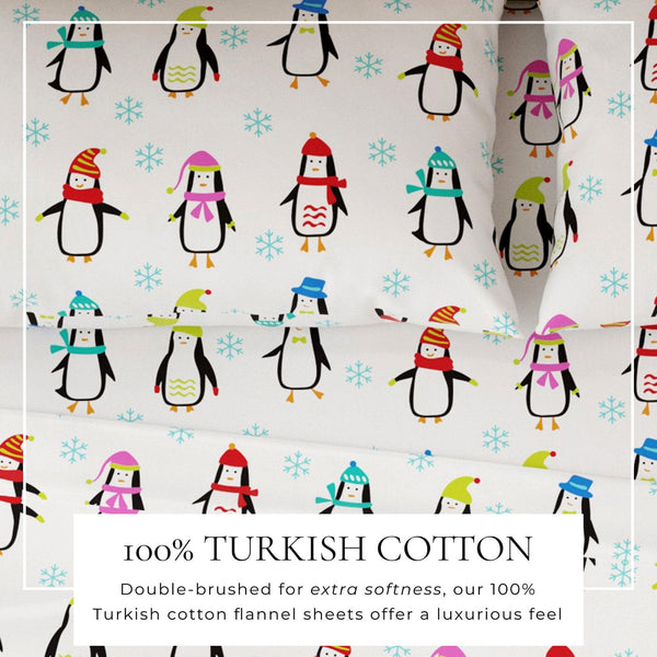 4-Piece Turkish Cotton Flannel Sheet - Stratton Collection