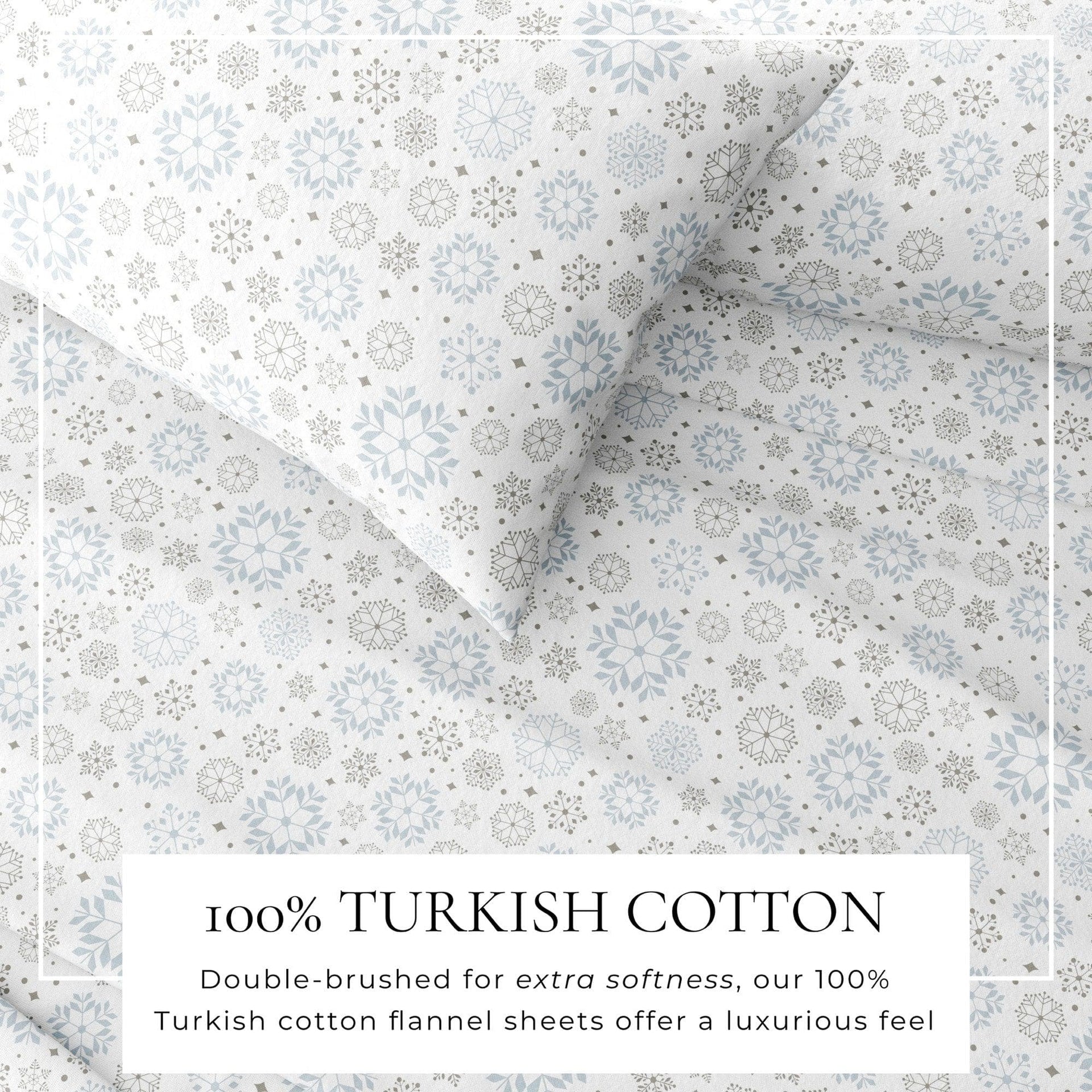 4-Piece Turkish Cotton Flannel Sheet - Stratton Collection