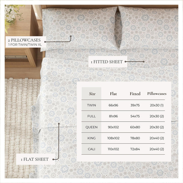 4-Piece Turkish Cotton Flannel Sheet - Stratton Collection