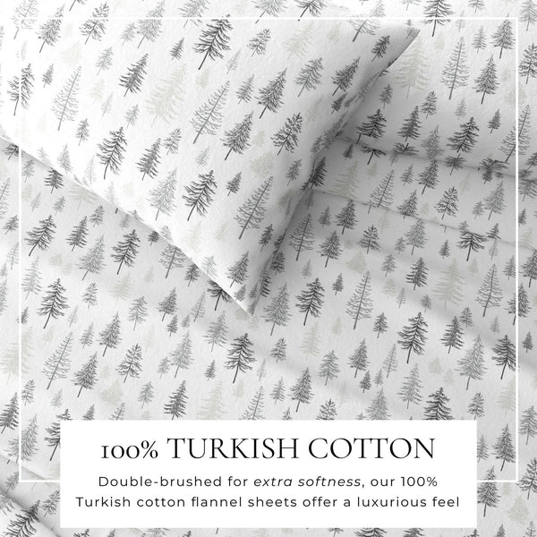 4-Piece Turkish Cotton Flannel Sheet - Stratton Collection