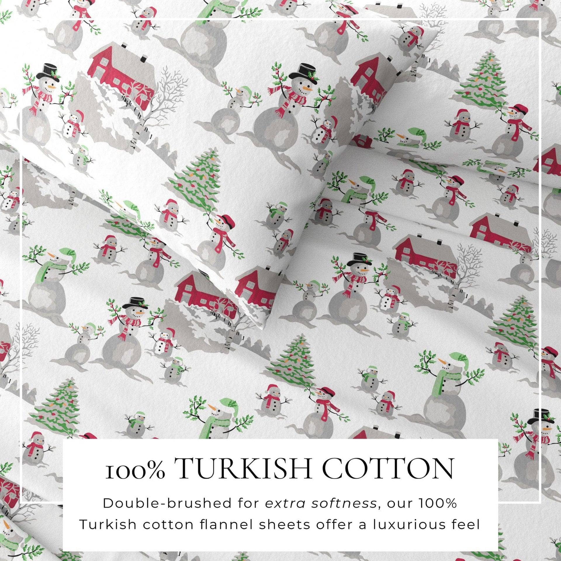 4-Piece Turkish Cotton Flannel Sheet - Stratton Collection