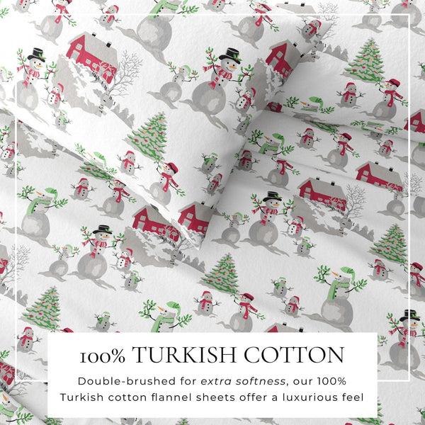 4-Piece Turkish Cotton Flannel Sheet - Stratton Collection