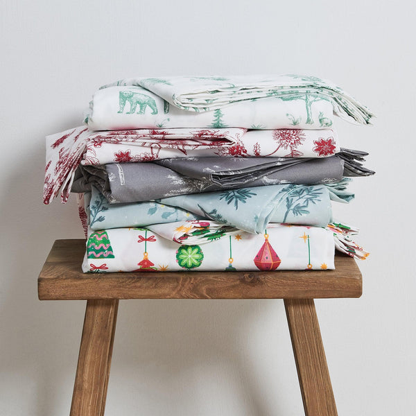 4 Piece Watercolor Floral Microfiber Sheet - Delia Collection