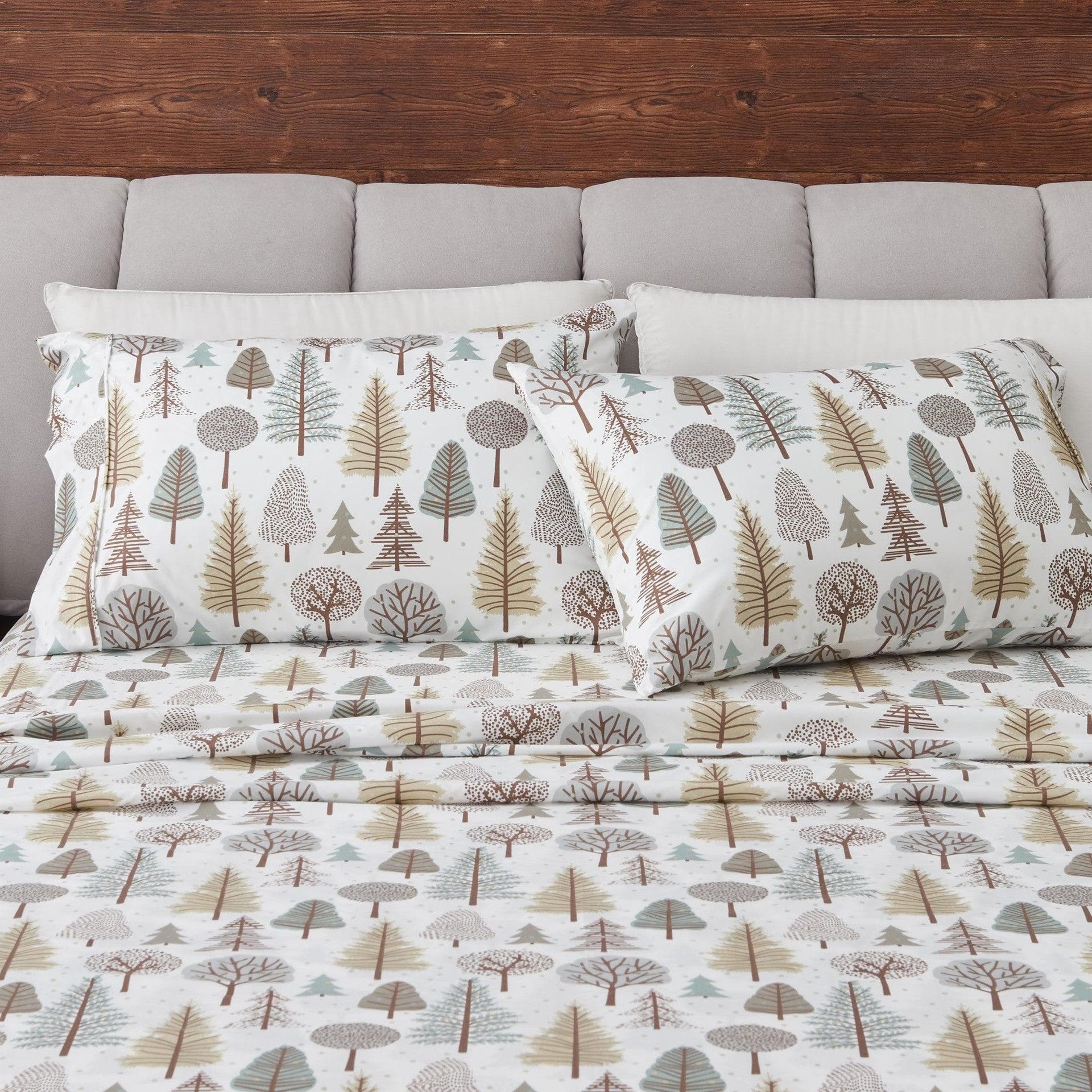 4-Piece Lodge Microfiber Sheet - Mountain Ridge Collection