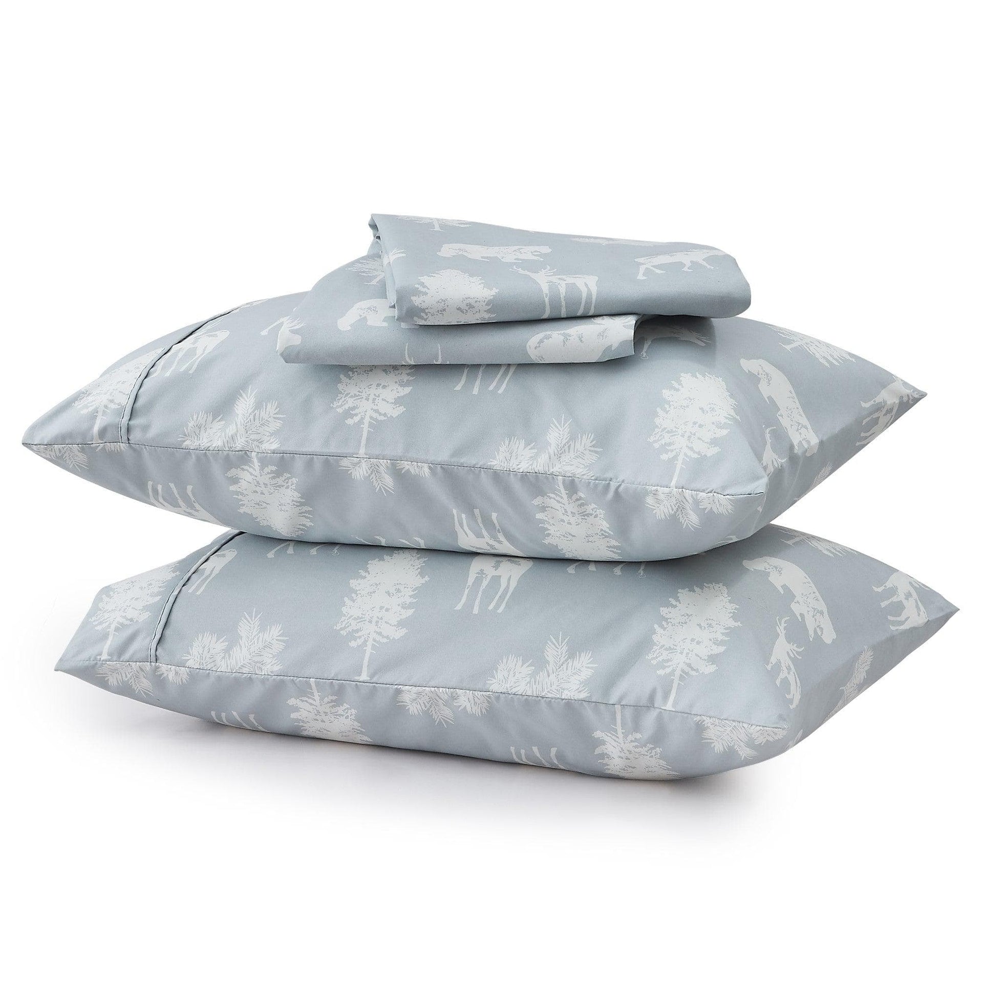 4-Piece Lodge Microfiber Sheet - Mountain Ridge Collection