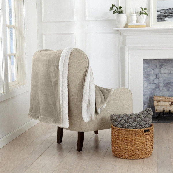 Velvet Plush Sherpa Luxury Bed Blanket - Kinsley Collection