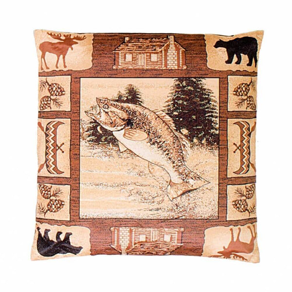 Great Outdoors Bass Pillow