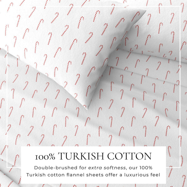 100% Turkish Cotton Flannel Sheet Sets - Boulder Collection