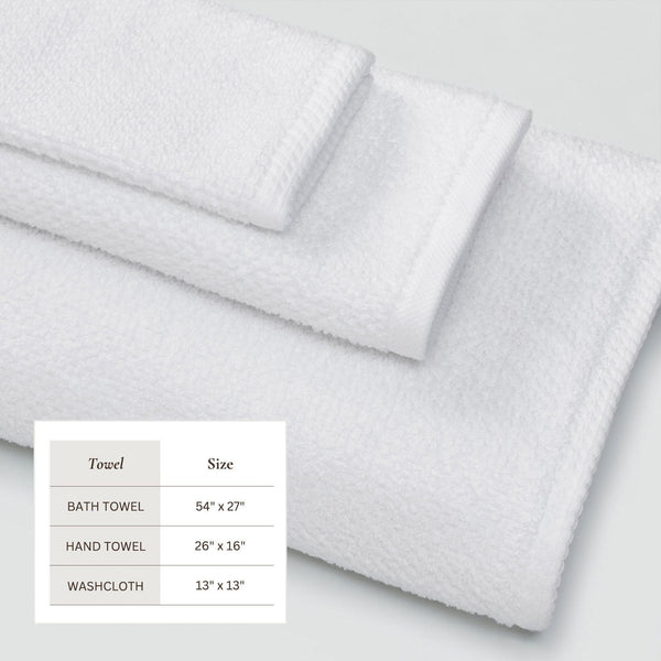 Cotton Textured Bath Towel Set - Acacia Collection