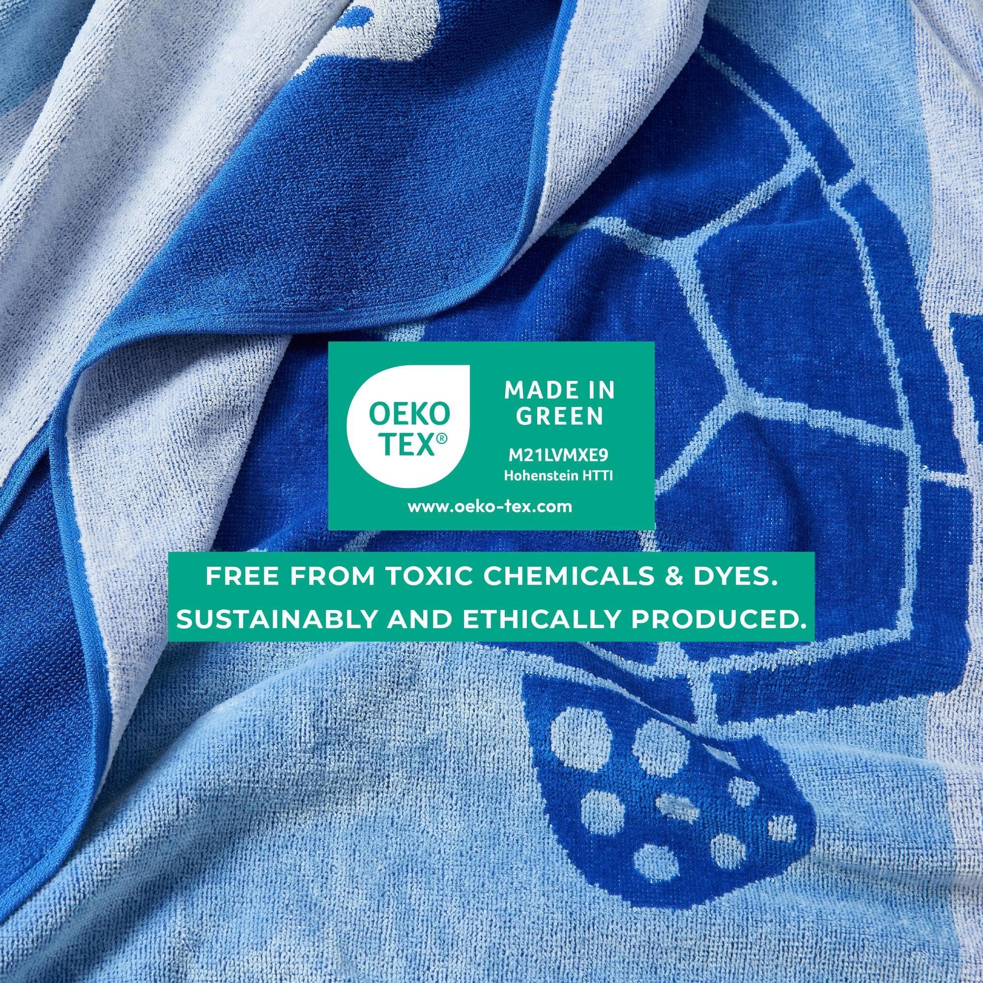 2 Pack 100% Cotton Jacquard Beach Towels - Playa Collection