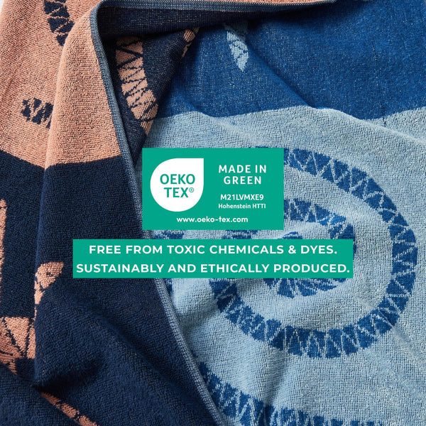 2 Pack 100% Cotton Jacquard Beach Towels - Playa Collection