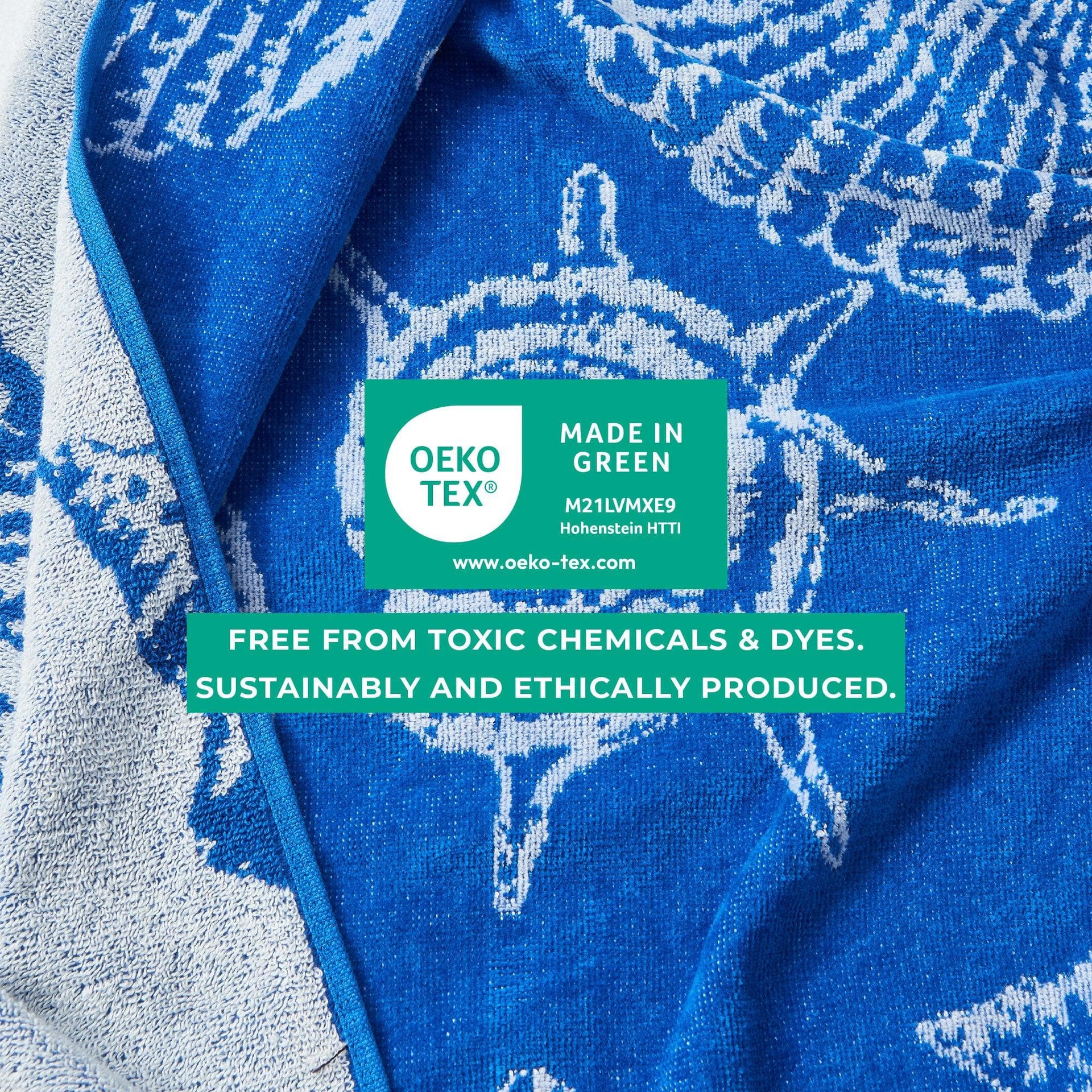 2 Pack 100% Cotton Jacquard Beach Towels - Playa Collection