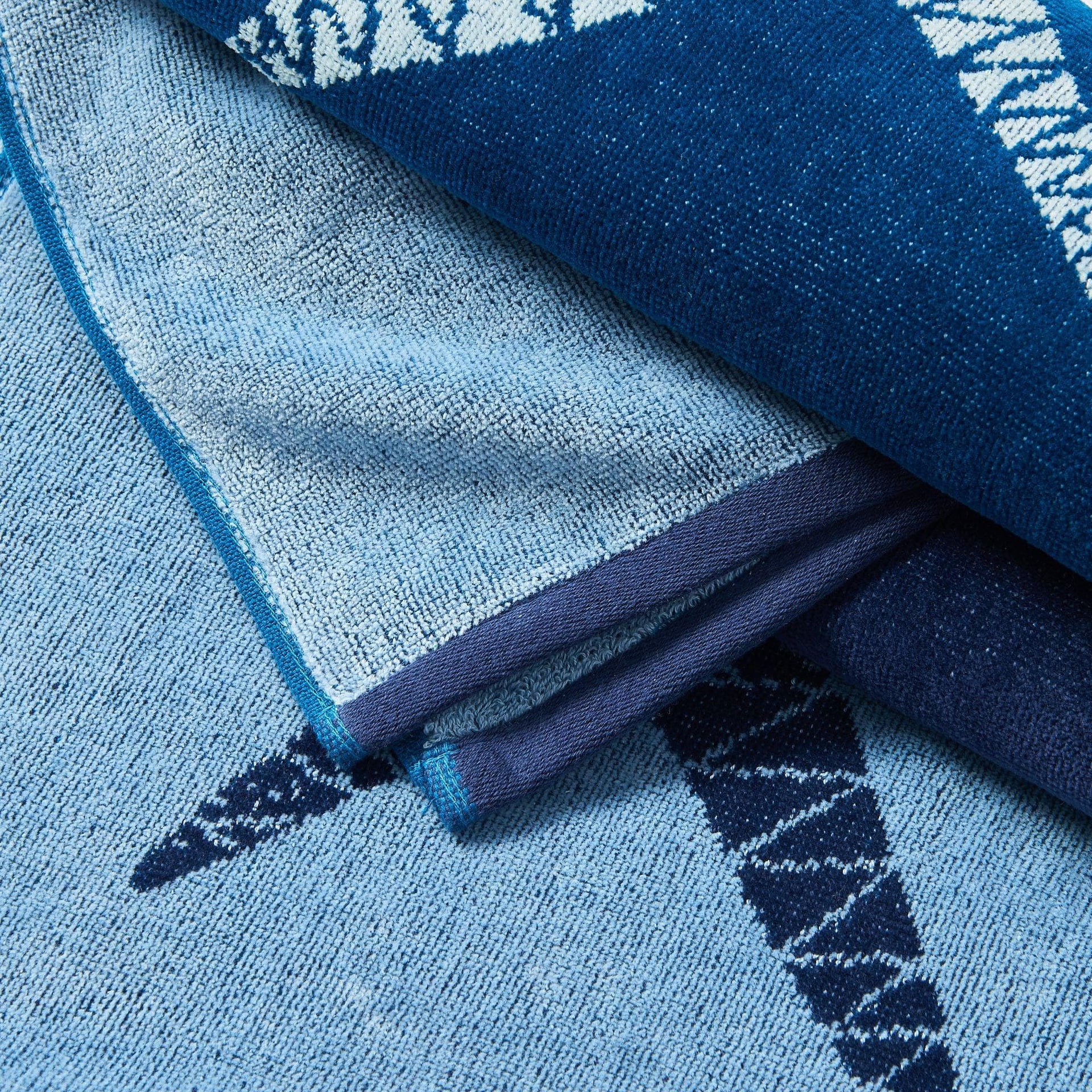 2 Pack 100% Cotton Jacquard Beach Towels - Playa Collection