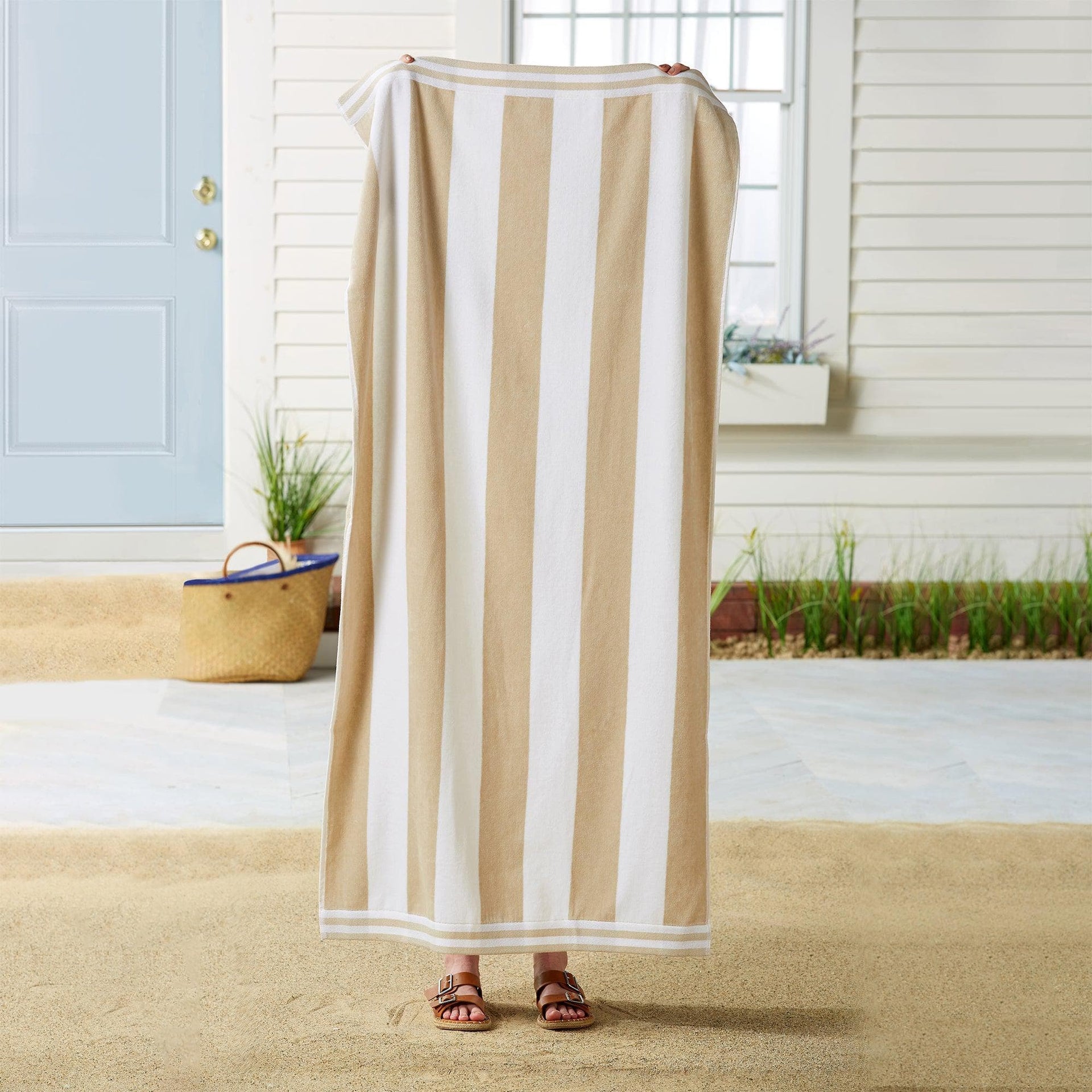 4 Pack Striped Cabana Oversized Beach Towel - Edgartown