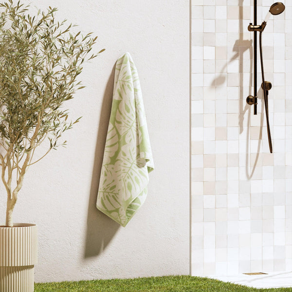 Oversized Retro Printed Beach Towel - St. Barts Collection