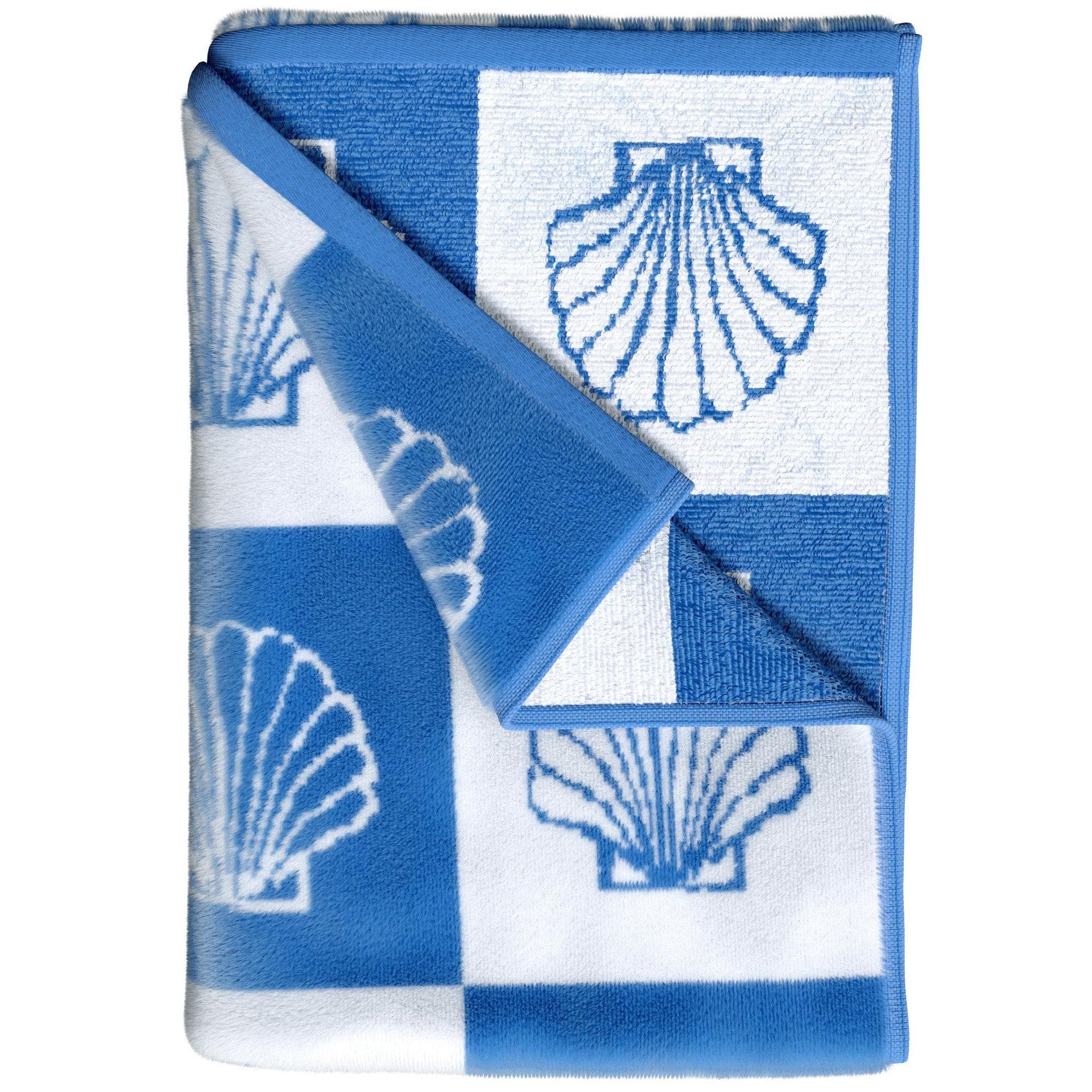 Oversized Retro Printed Beach Towel - St. Barts Collection