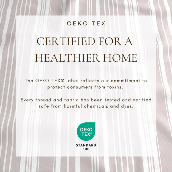 4-Piece Striped Microfiber Sheet Set - Elouise Collection