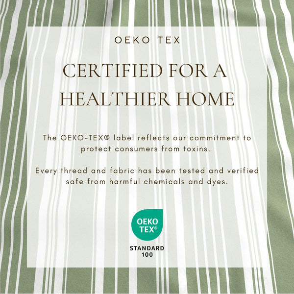 4-Piece Striped Microfiber Sheet Set - Elouise Collection