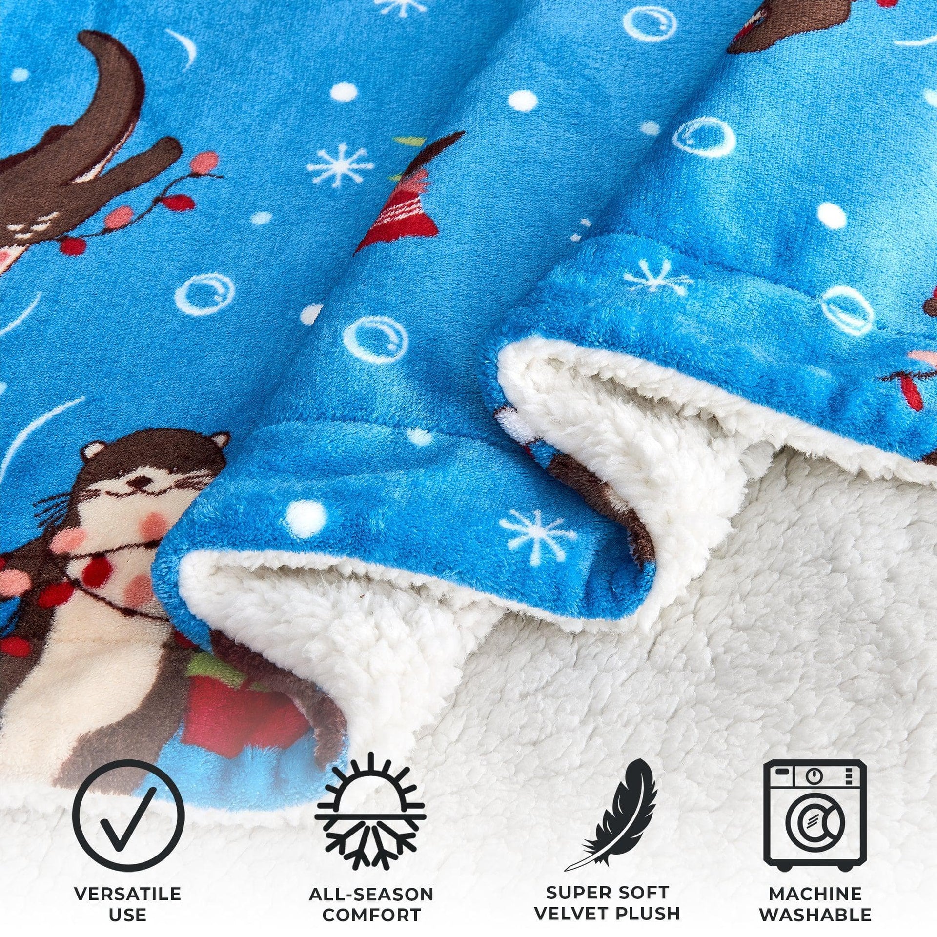 Holiday Sherpa Throw - Esmay Collection