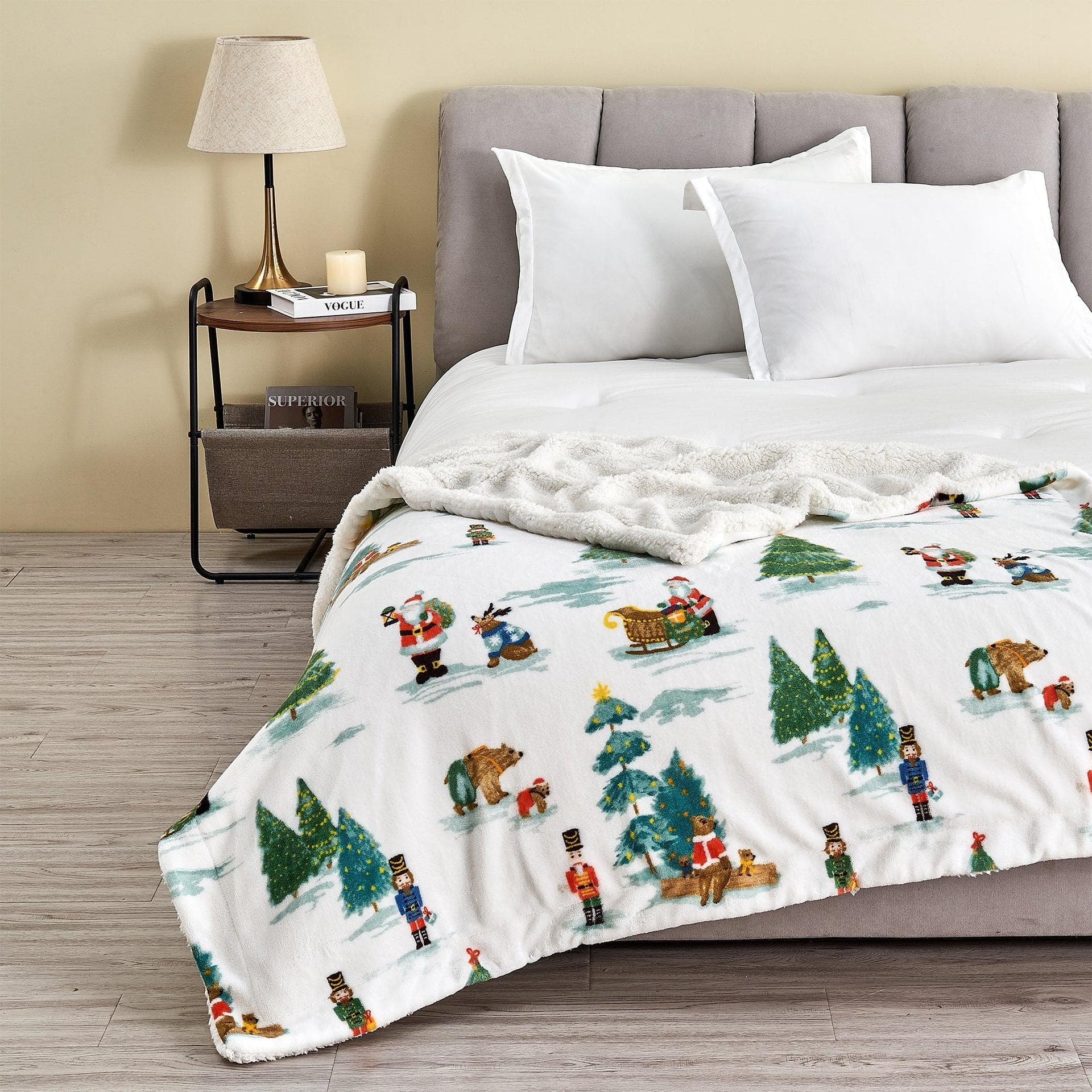 Sherpa Throw Blanket - Eve Collection