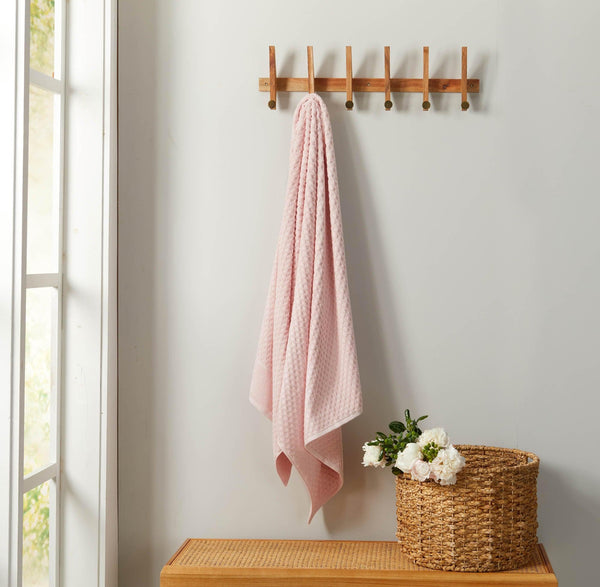 Cotton Diamond Waffle Weave Bath Towel Set - Grayson Collection