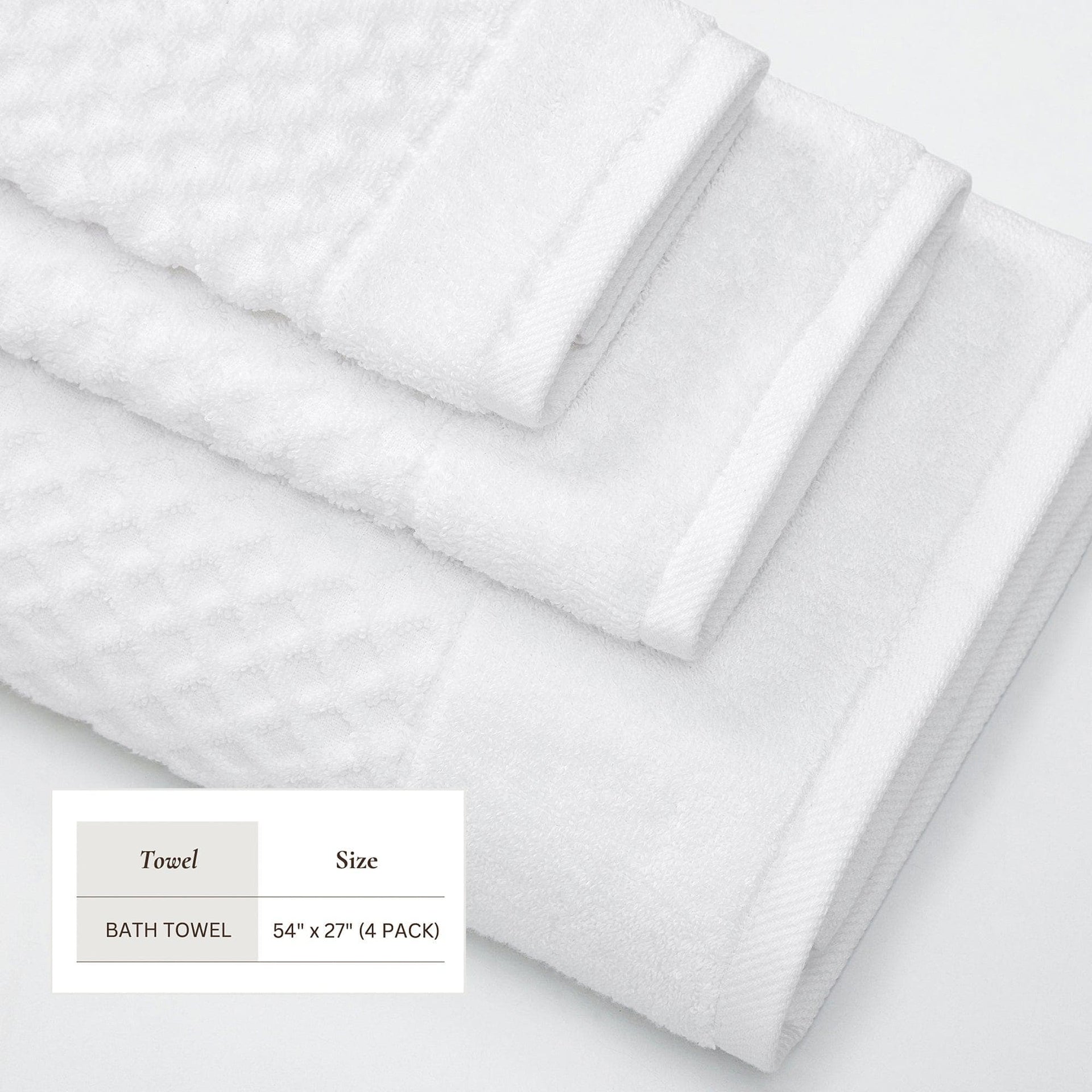 Cotton Diamond Waffle Weave Bath Towel Set - Grayson Collection