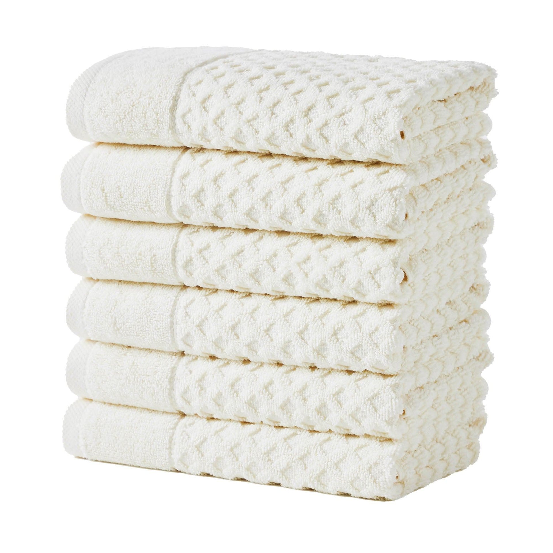 Cotton Diamond Waffle Weave Bath Towel Set - Grayson Collection