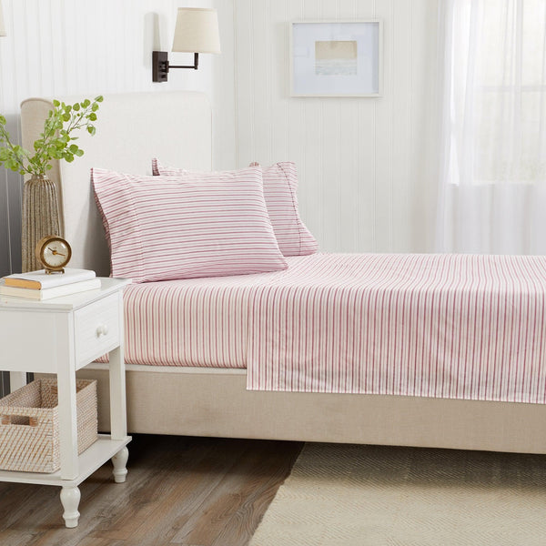 Microfiber Stripe Sheet Set - Adeline Collection