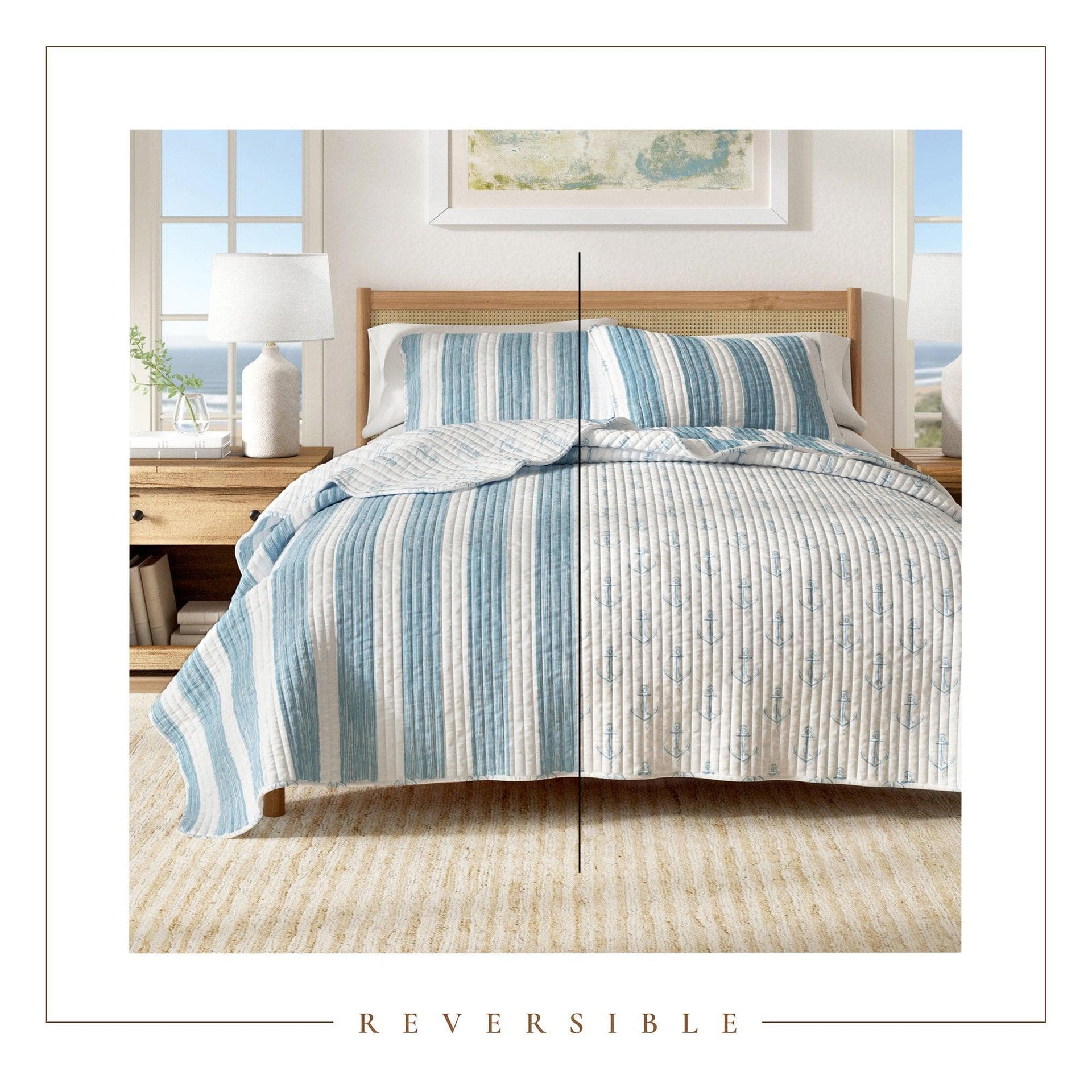 3-Piece Coastal Quilt - Casco Bay Collection