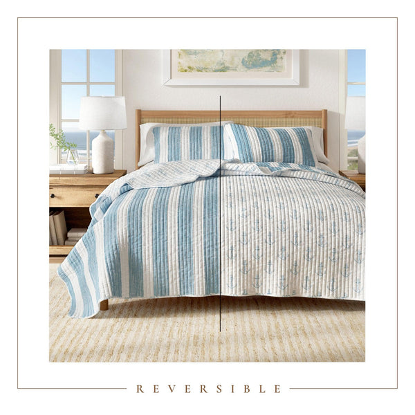 3-Piece Coastal Quilt - Casco Bay Collection