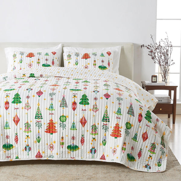 Colorful Holiday Quilt Set - Midnight Magic Collection