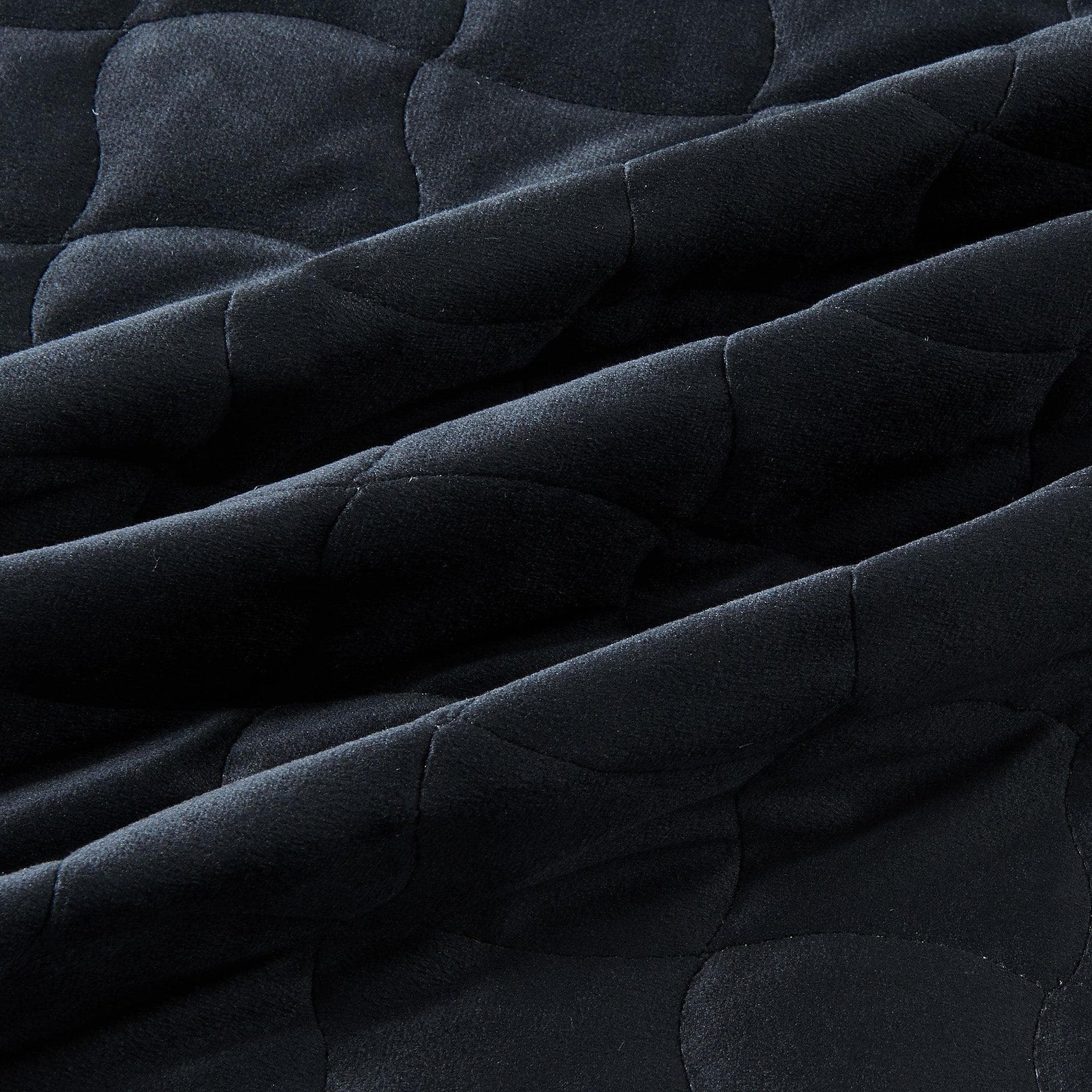 Velvet Box-Stitched Quilt Set - Vivica Collection