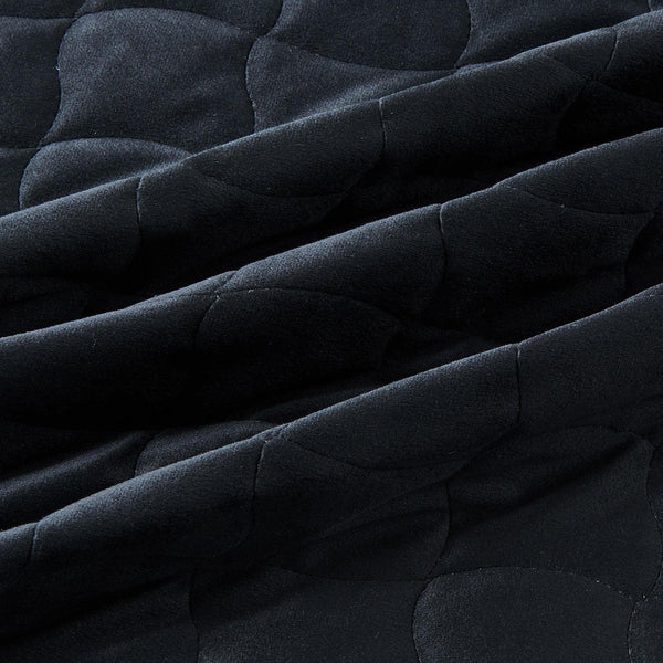 Velvet Box-Stitched Quilt Set - Vivica Collection