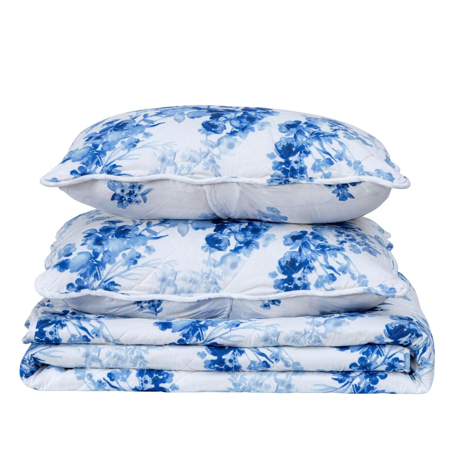 Watercolor Leaves 3 Piece Quilt Set - Jacqueline Collection