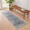 Distressed Moroccan Machine Washable Accent Runner 2'4