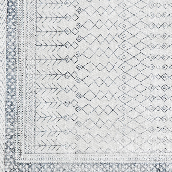 Distressed Moroccan Machine Washable Accent Runner 2'4