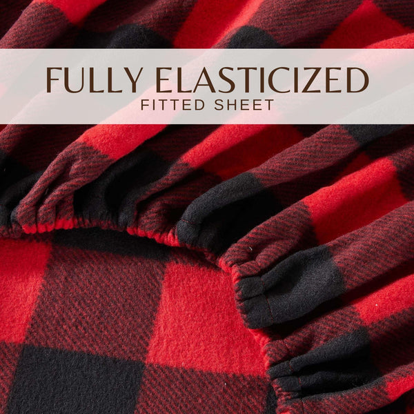 4-Piece Printed Fleece Sheet - Dara Collection