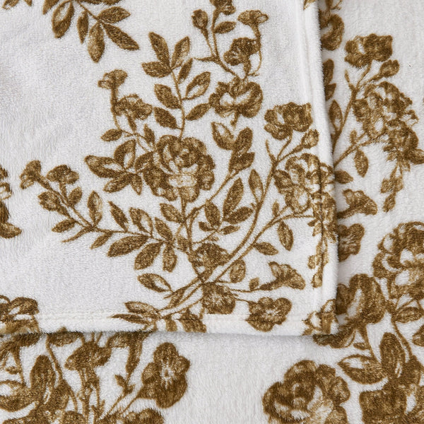 4-Piece Printed Plush Sheet - Velvet Luxe Collection