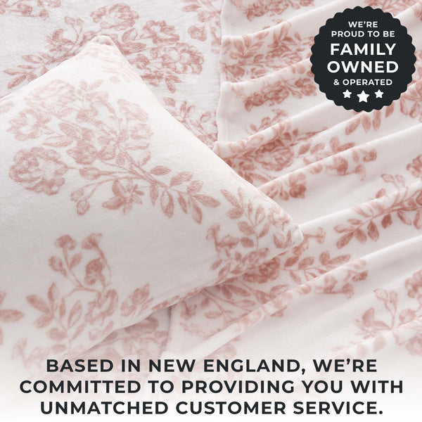 4-Piece Printed Plush Sheet - Velvet Luxe Collection