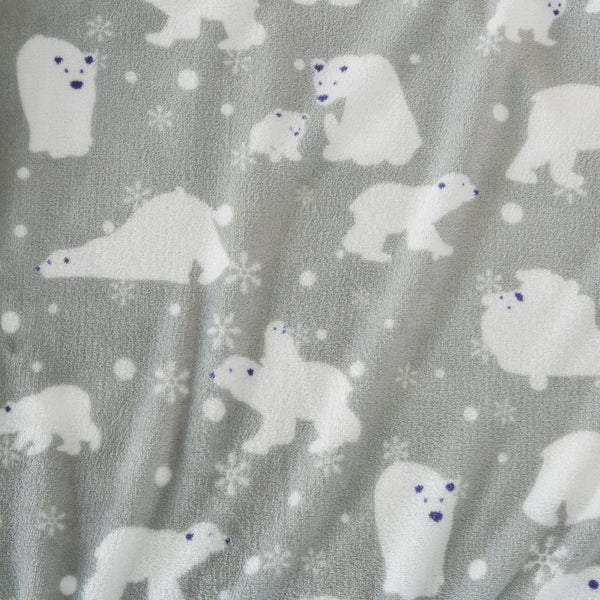 4-Piece Printed Plush Sheet - Velvet Luxe Collection