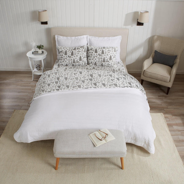 4-Piece Printed Plush Sheet - Velvet Luxe Collection