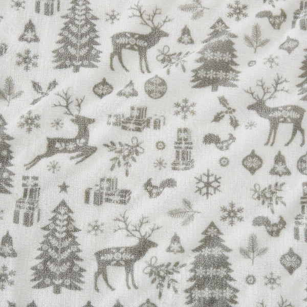 4-Piece Printed Plush Sheet - Velvet Luxe Collection