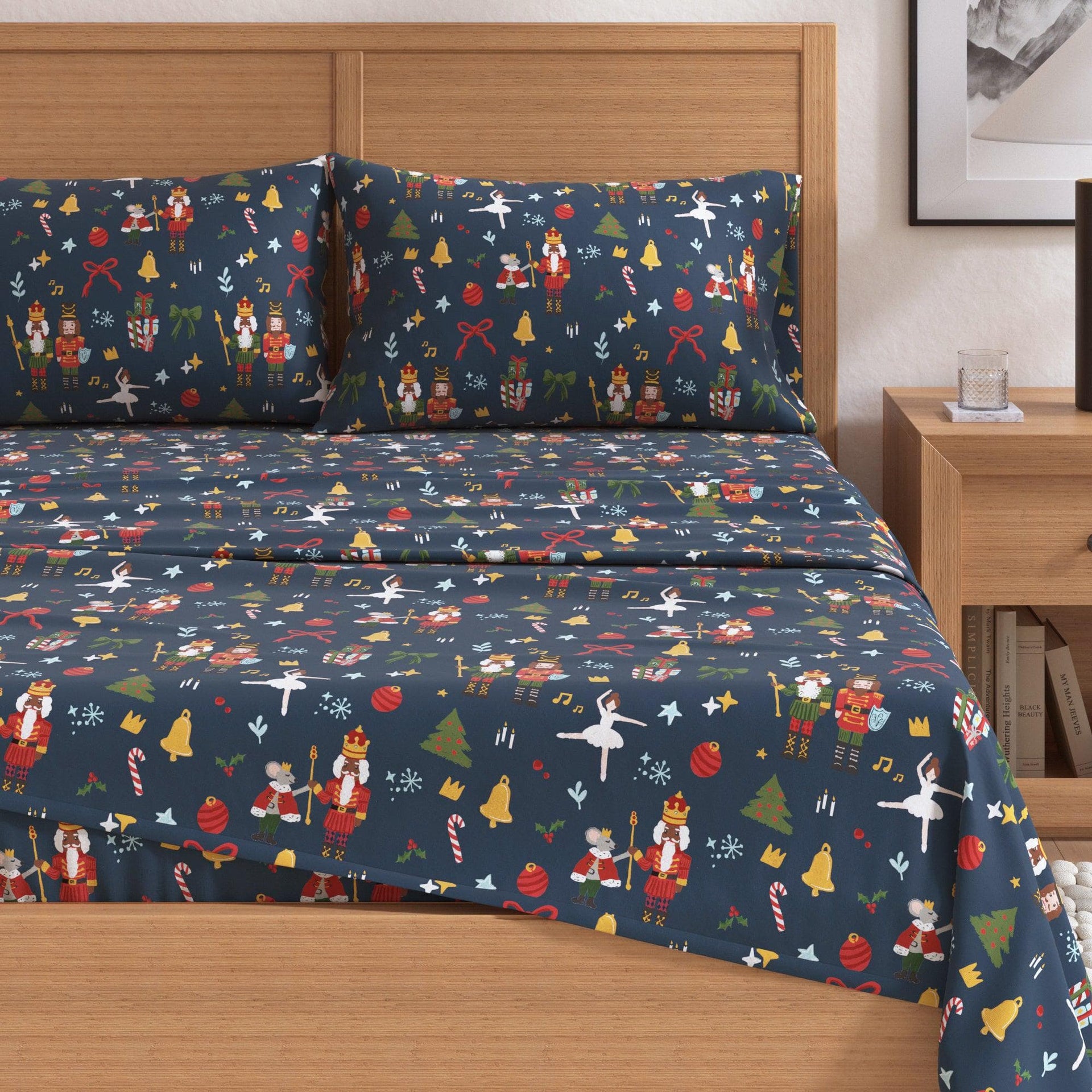 4-Piece Turkish Cotton Christmas Flannel Sheet - Whittaker Collection