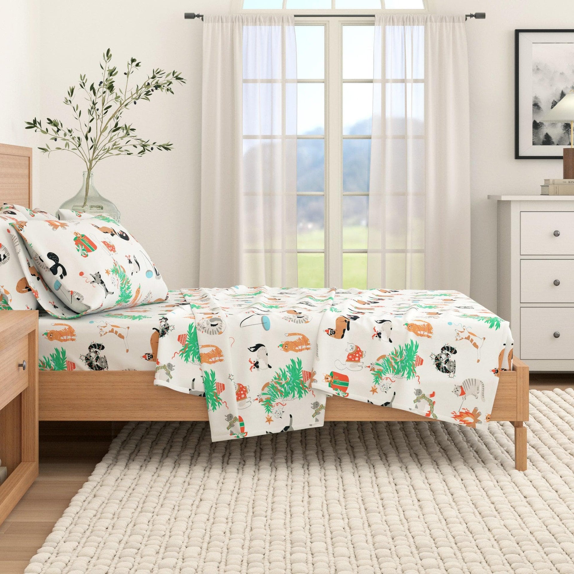 4-Piece Turkish Cotton Flannel Sheet - Whittaker Collection