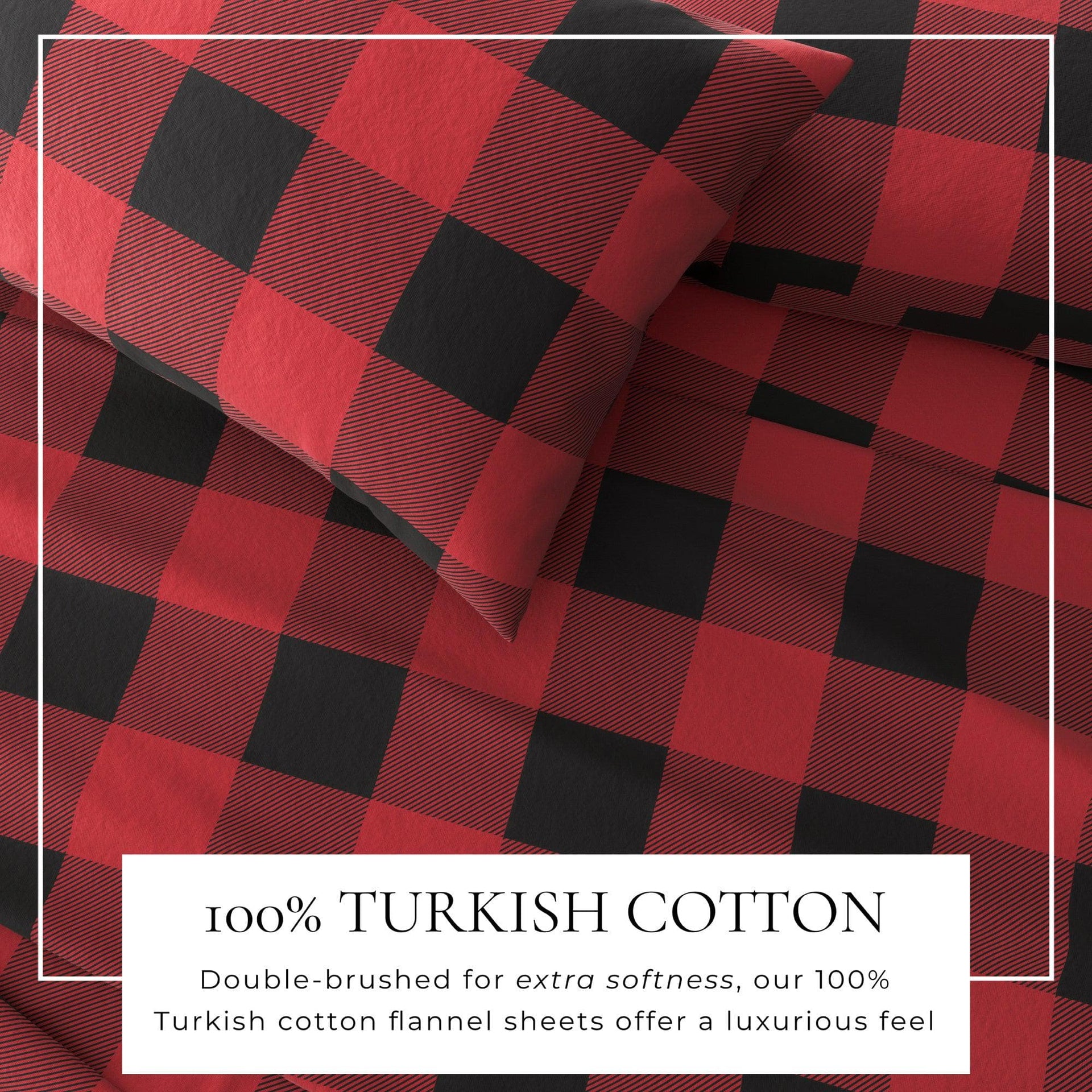 Turkish Cotton Flannel Sheet - Belle Collection