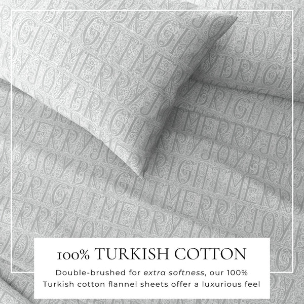 Turkish Cotton Flannel Sheet - Belle Collection