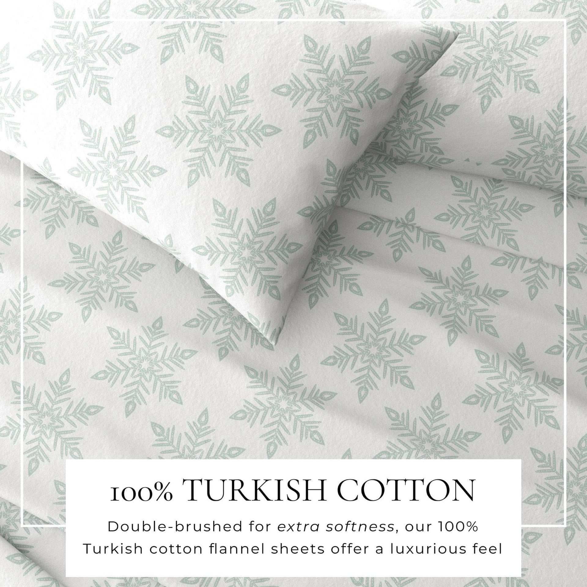 Turkish Cotton Flannel Sheet - Belle Collection