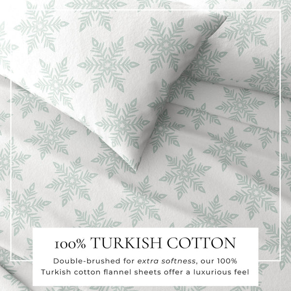Turkish Cotton Flannel Sheet - Belle Collection