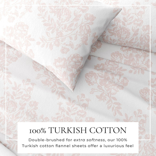 Turkish Cotton Flannel Sheet - Belle Collection
